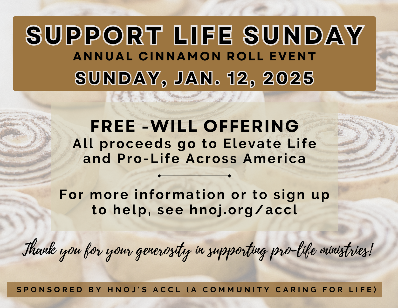 Support Life Sunday